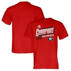 Blue 84 Men's Red Georgia Bulldogs 2022 SEC Football Conference S Locker Room T-Shirt