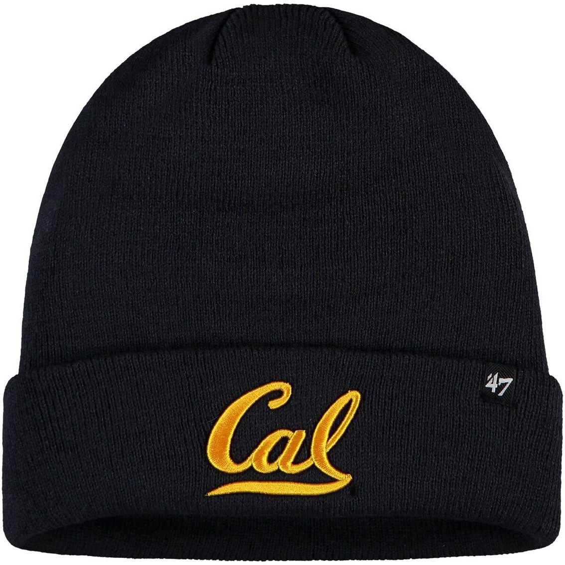 Men's '47 Navy Cal Bears Raised Cuffed Knit Hat 2 Men's '47 Navy Cal Bears Raised Cuffed Knit Hat - Image 2