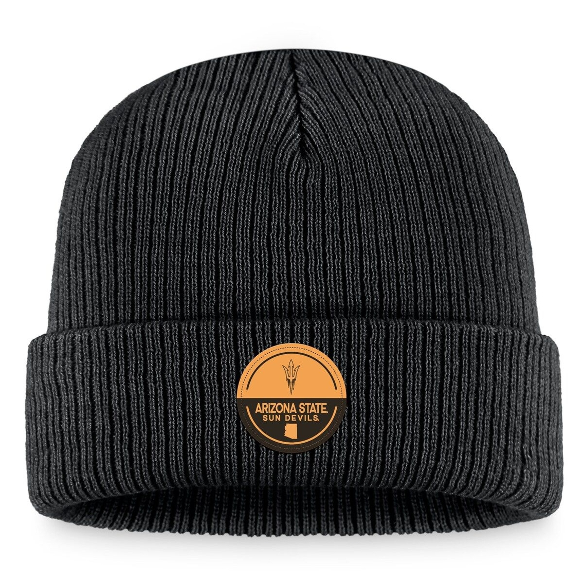 Men's Top Of The World Black Arizona State Sun Devils Elijah Cuffed Knit Hat 1 Men's Top Of The World Black Arizona State Sun Devils Elijah Cuffed Knit Hat
