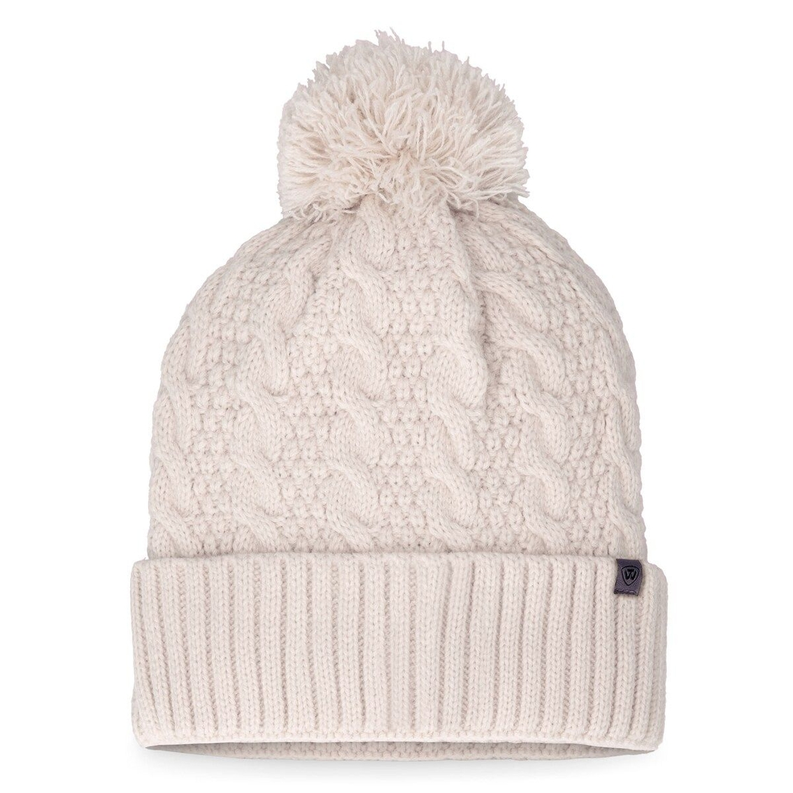 Top Of The World Women's Cream Florida State Seminoles Pearl Cuffed Knit Hat With Pom 3 Top Of The World Women's Cream Florida State Seminoles Pearl Cuffed Knit Hat With Pom - Image 3