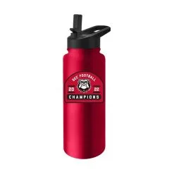 Logo Brands Georgia Bulldogs 2022 SEC Football Conference S 34oz. Quencher Bottle