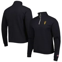 League Collegiate Wear Men's Black Arizona State Sun Devils Stack Essential Fleece Quarter-Zip Sweatshirt 5 League Collegiate Wear Men's Black Arizona State Sun Devils Stack Essential Fleece Quarter-Zip Sweatshirt -Arizona State Sun Devils Shop DSCO1157269127 1007 ALT1