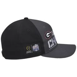 Nike Men's Black Georgia Bulldogs College Football Playoff 2022 Peach Bowl S Locker Room CL99 Adjustable Hat -Arizona State Sun Devils Shop DSCO1157328320 1007 ALT2