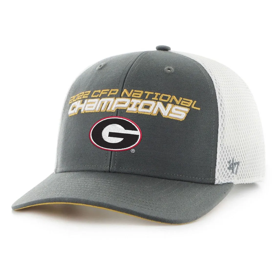 '47 Men's Charcoal Georgia Bulldogs College Football Playoff 2022 National S Import Trucker Adjustable Hat 1 '47 Men's Charcoal Georgia Bulldogs College Football Playoff 2022 National S Import Trucker Adjustable Hat