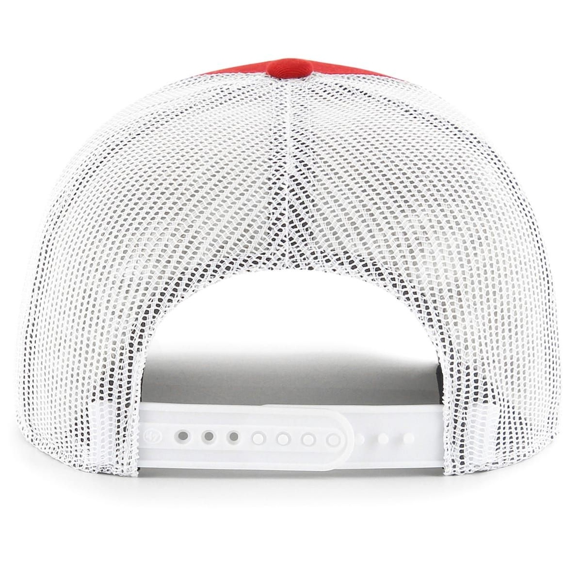 Men's '47 Red Georgia Bulldogs College Football Playoff 2022 National Champions Script Trucker Snapback Adjustable Hat 3 Men's '47 Red Georgia Bulldogs College Football Playoff 2022 National Champions Script Trucker Snapback Adjustable Hat - Image 3