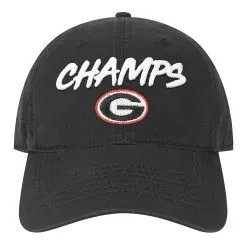 Legacy Athletic Men's Black Georgia Bulldogs College Football Playoff 2022 National S Freehand EZA Adjustable Hat -Arizona State Sun Devils Shop DSCO1157801110 1007 ALT2