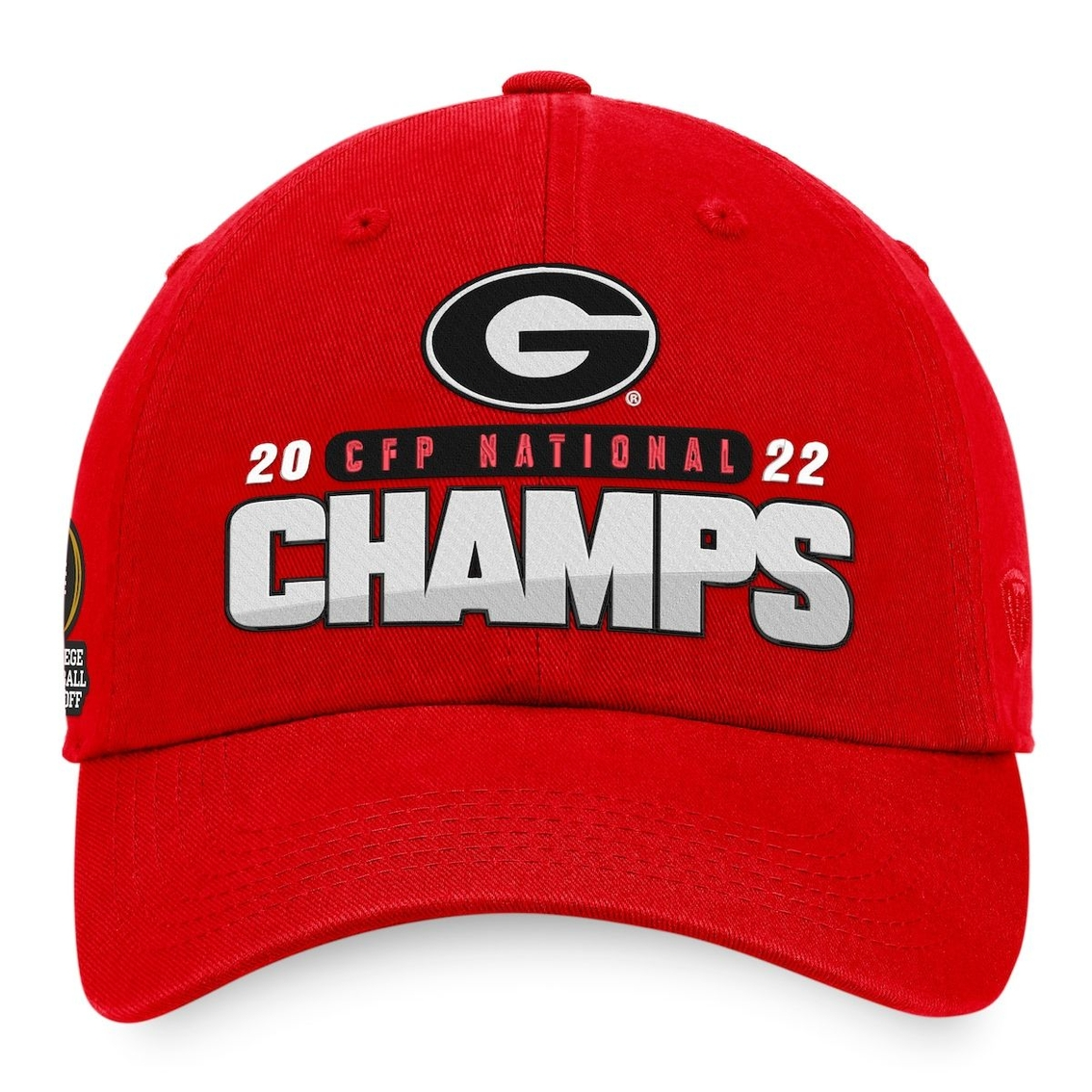 Top Of The World Men's Red Georgia Bulldogs College Football Playoff 2022 National S Script Arch Crew Adjustable Hat 3 Top Of The World Men's Red Georgia Bulldogs College Football Playoff 2022 National S Script Arch Crew Adjustable Hat - Image 3