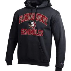 Champion Men's Black Florida State Seminoles High Motor Pullover Hoodie 6 Champion Men's Black Florida State Seminoles High Motor Pullover Hoodie -Arizona State Sun Devils Shop DSCO1158072939 1007 ALT2