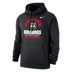Nike Men's Black Georgia Bulldogs College Football Playoff 2022 National S Banner Club Pullover Hoodie -Arizona State Sun Devils Shop DSCO1158392066 1007 ALT2