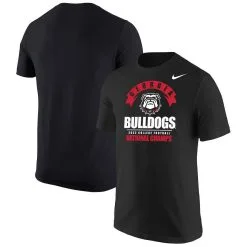Nike Men's Black Georgia Bulldogs College Football Playoff 2022 National S Banner T-Shirt