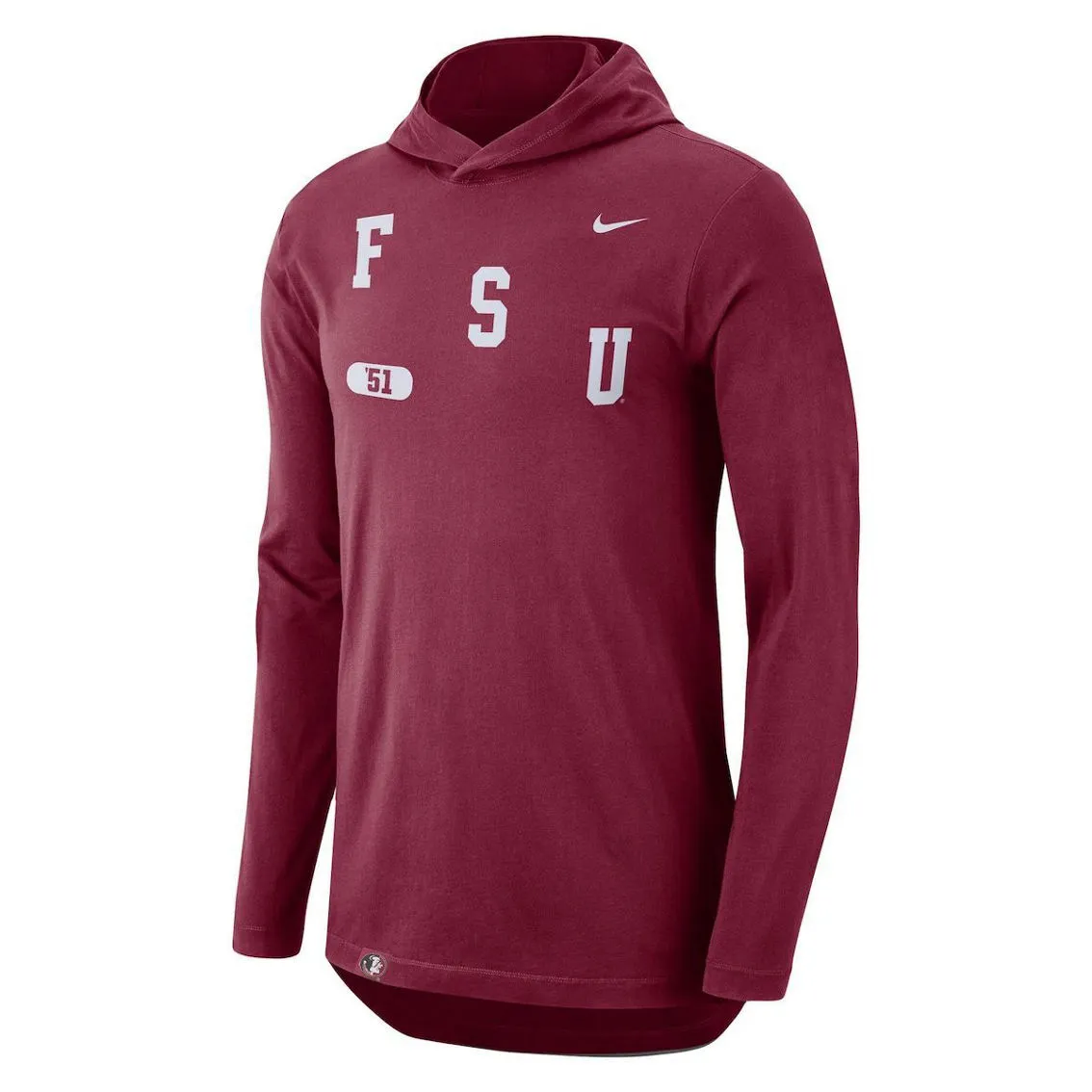 Nike Men's Garnet Florida State Seminoles Team Performance Long Sleeve Hoodie T-Shirt 3 Nike Men's Garnet Florida State Seminoles Team Performance Long Sleeve Hoodie T-Shirt - Image 3