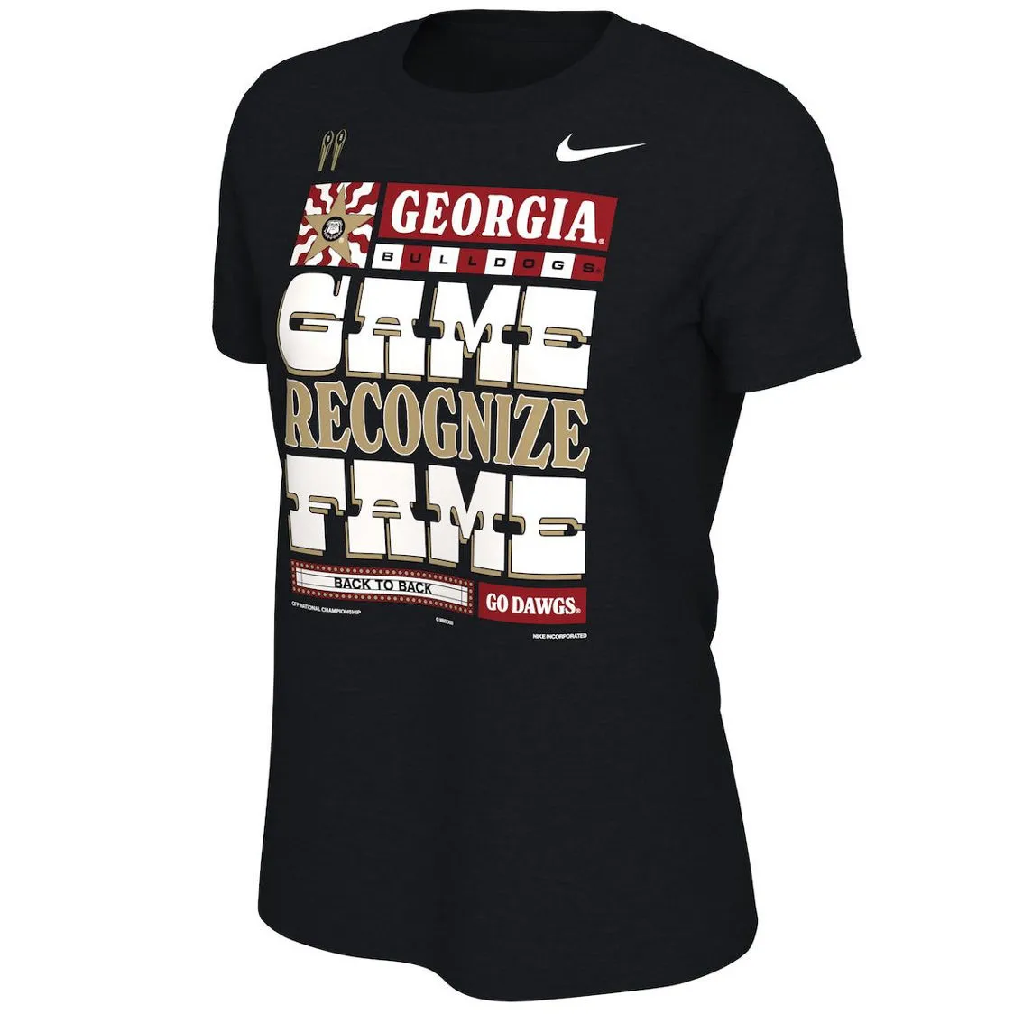 Nike Women's Black Georgia Bulldogs College Football Playoff 2022 National S Locker Room T-Shirt 3 Nike Women's Black Georgia Bulldogs College Football Playoff 2022 National S Locker Room T-Shirt - Image 3