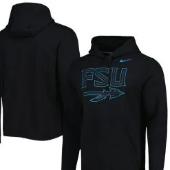 Men's Nike Black Florida State Seminoles Color Pop Pullover Hoodie
