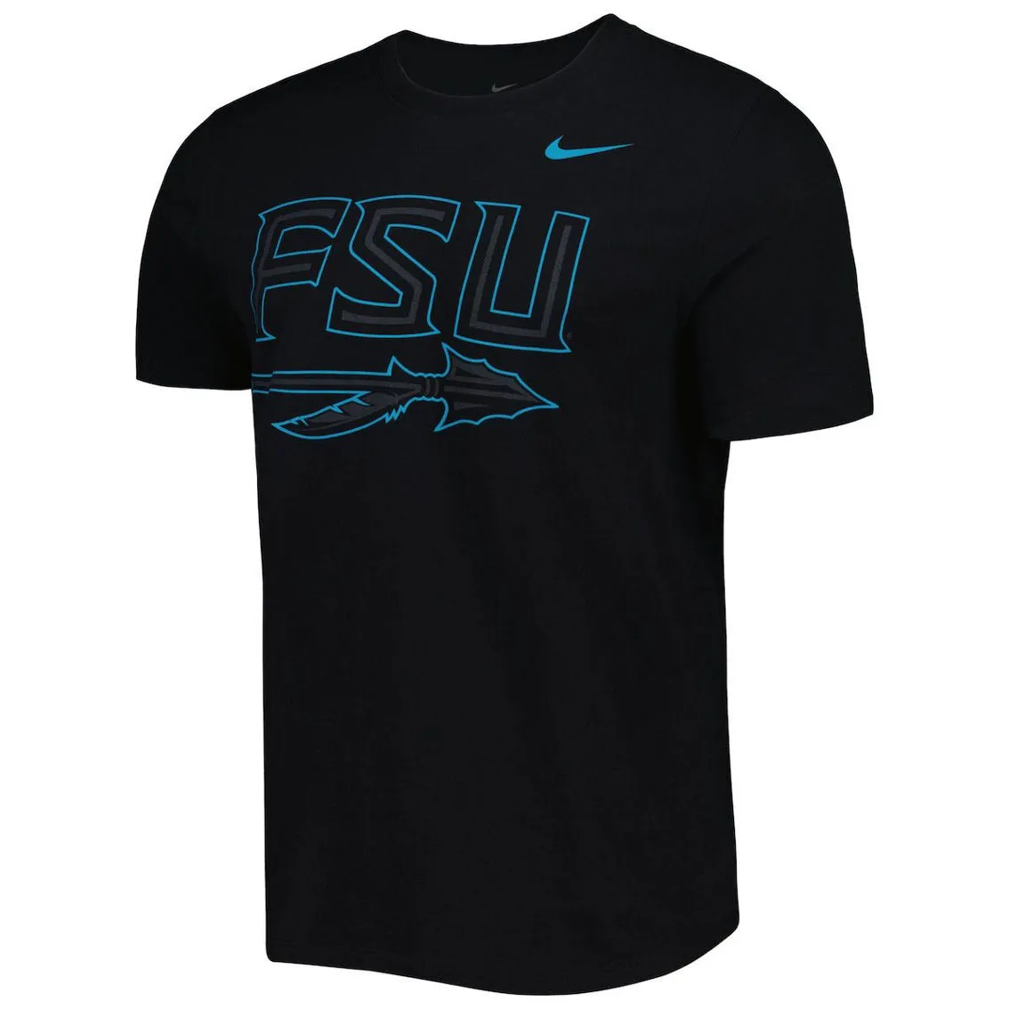 Nike Men's Black Florida State Seminoles Color Pop T-Shirt 3 Nike Men's Black Florida State Seminoles Color Pop T-Shirt - Image 3