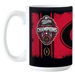 Logo Brands Georgia Bulldogs College Football Playoff 2022 National S 15oz. Sublimated Mug