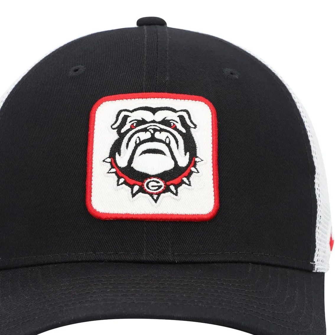 Nike Men's Black/White Georgia Bulldogs Classic99 Alternate Logo Trucker Snapback Hat 3 Nike Men's Black/White Georgia Bulldogs Classic99 Alternate Logo Trucker Snapback Hat - Image 3