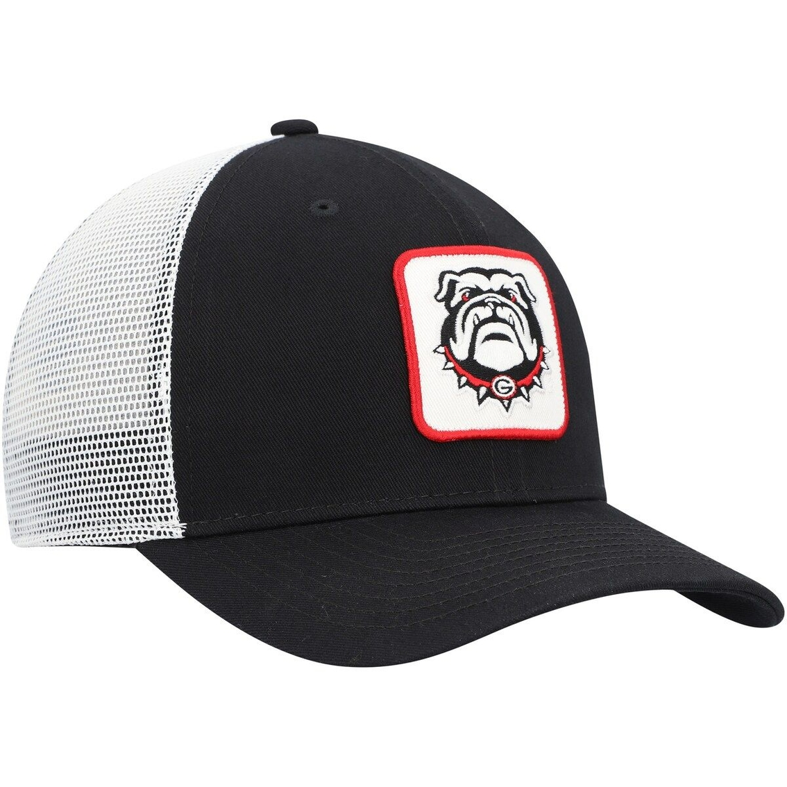 Nike Men's Black/White Georgia Bulldogs Classic99 Alternate Logo Trucker Snapback Hat 4 Nike Men's Black/White Georgia Bulldogs Classic99 Alternate Logo Trucker Snapback Hat - Image 4