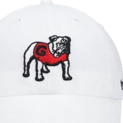'47 Men's White Georgia Bulldogs Clean Up Adjustable Hat -Arizona State Sun Devils Shop DSCO1159431728 3550 ALT2