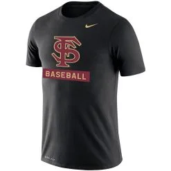 Nike Men's Black Florida State Seminoles Baseball Logo Stack Legend Performance T-Shirt -Arizona State Sun Devils Shop DSCO1159464979 1007 ALT2
