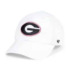 '47 Men's White Georgia Bulldogs Clean Up Adjustable Hat