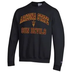 Champion Men's Black Arizona State Sun Devils High Motor Pullover Sweatshirt -Arizona State Sun Devils Shop DSCO1159491762 1007 ALT2