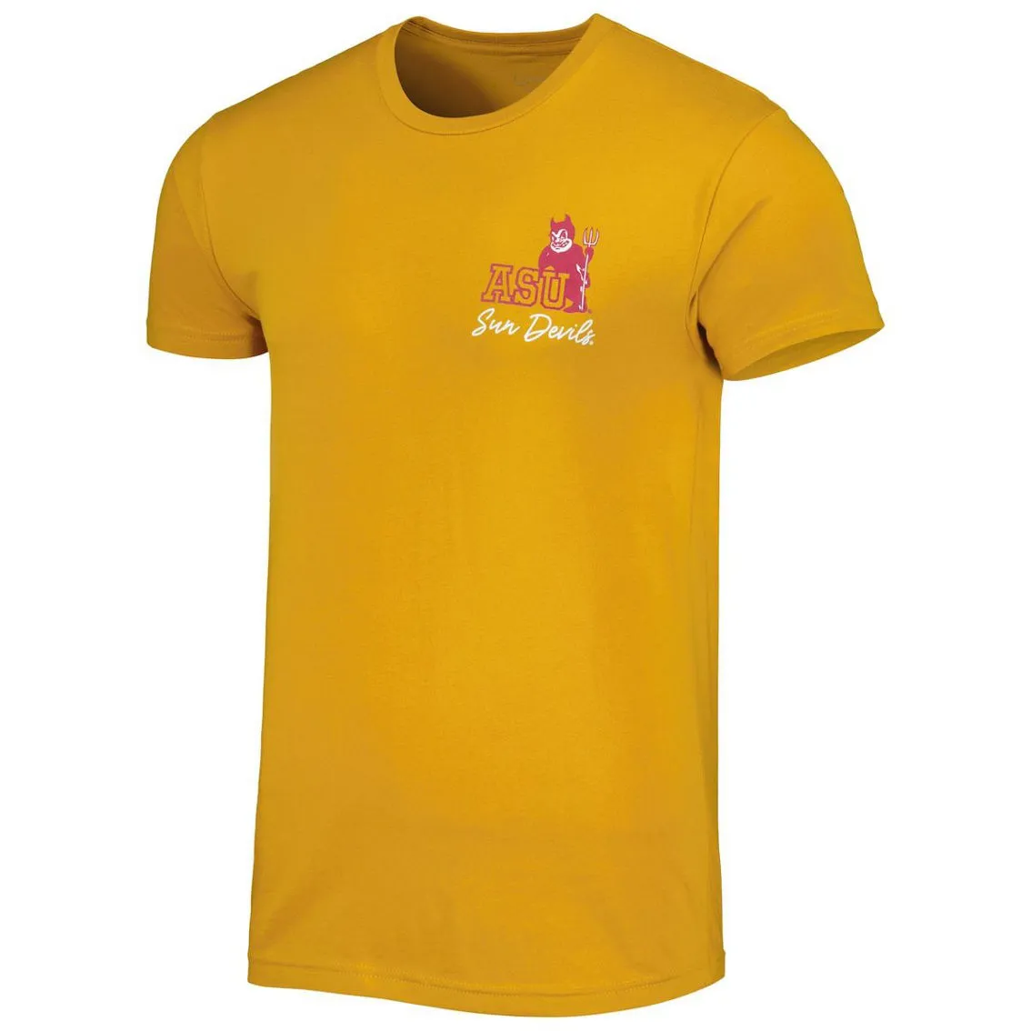 Image One Men's Gold Arizona State Sun Devils Vintage Through The Years Two-Hit T-Shirt 3 Image One Men's Gold Arizona State Sun Devils Vintage Through The Years Two-Hit T-Shirt - Image 3