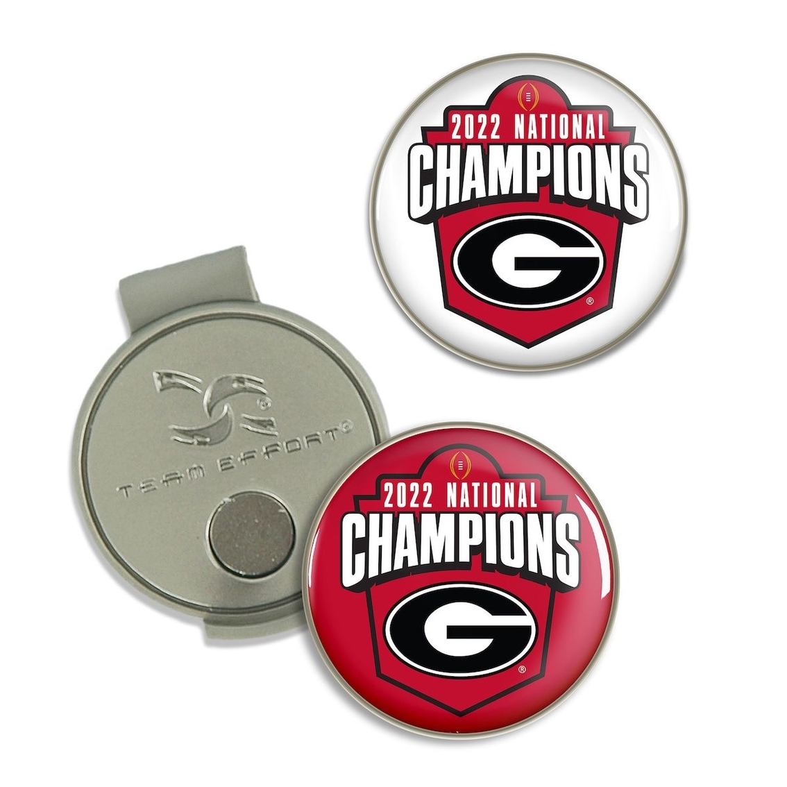 WinCraft Georgia Bulldogs College Football Playoff 2022 National S Hat Clip & Ball Marker Set 2 WinCraft Georgia Bulldogs College Football Playoff 2022 National S Hat Clip & Ball Marker Set - Image 2