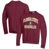 Champion Men's Garnet Florida State Seminoles High Motor Pullover Sweatshirt