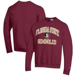 Champion Men's Garnet Florida State Seminoles High Motor Pullover Sweatshirt -Arizona State Sun Devils Shop DSCO1159625414 2862 ALT1