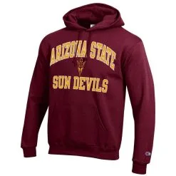 Champion Men's Maroon Arizona State Sun Devils High Motor Pullover Hoodie -Arizona State Sun Devils Shop DSCO1159670567 2882 ALT2