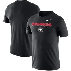 Nike Men's Black Georgia Bulldogs Facility Legend Performance T-Shirt