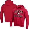 Champion Men's Red Georgia Bulldogs High Motor Pullover Hoodie