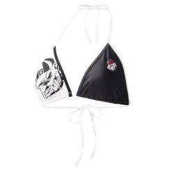 G-III 4Her By Carl Banks Women's Black/White Georgia Bulldogs Play Action Bikini Top