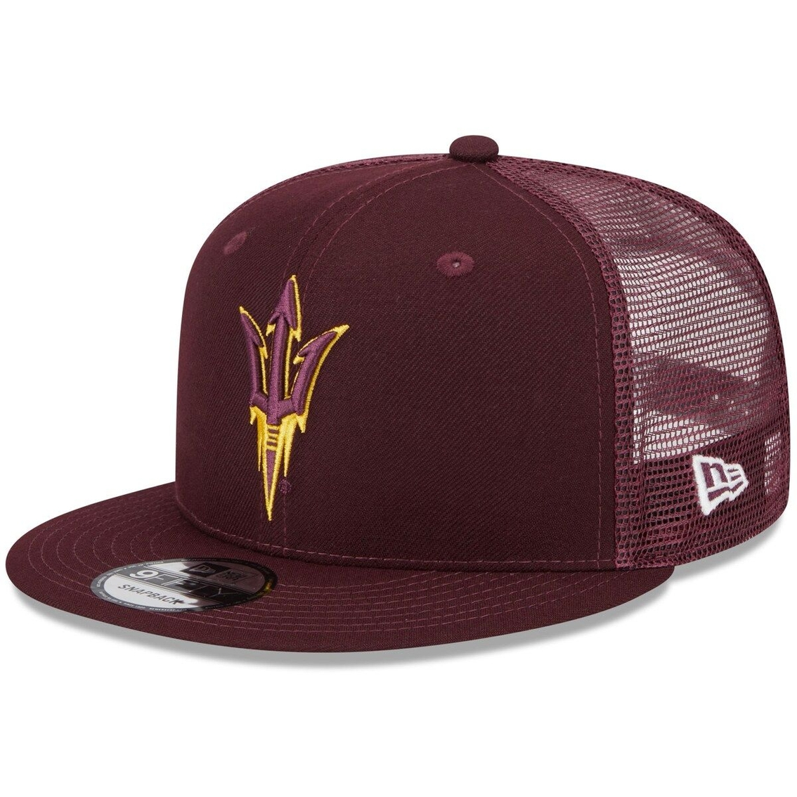 New Era Men's Maroon Arizona State Sun Devils Classic 9FIFTY Trucker Snapback Hat 2 New Era Men's Maroon Arizona State Sun Devils Classic 9FIFTY Trucker Snapback Hat - Image 2