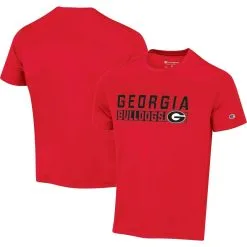 Champion Men's Red Georgia Bulldogs Impact Knockout T-Shirt
