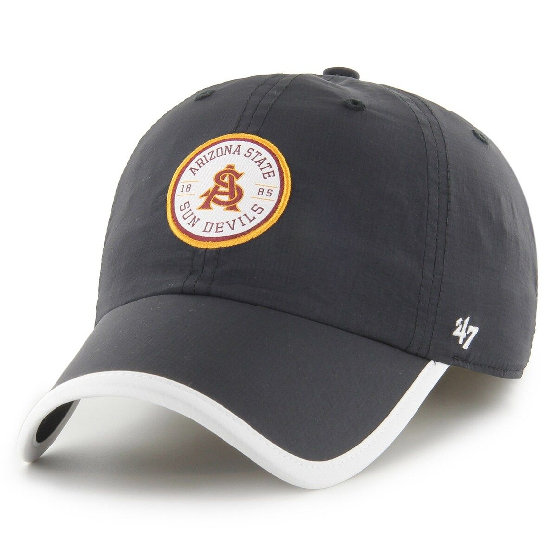 '47 Men's Black Arizona State Sun Devils Microburst Clean Up Adjustable Hat 2 '47 Men's Black Arizona State Sun Devils Microburst Clean Up Adjustable Hat - Image 2