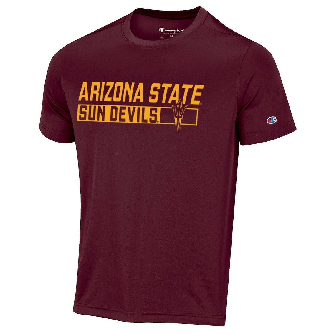 Champion Men's Maroon Arizona State Sun Devils Impact Knockout T-Shirt 3 Champion Men's Maroon Arizona State Sun Devils Impact Knockout T-Shirt - Image 3