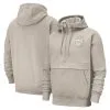 Nike Men's Cream Georgia Bulldogs Club Half-Zip Hoodie