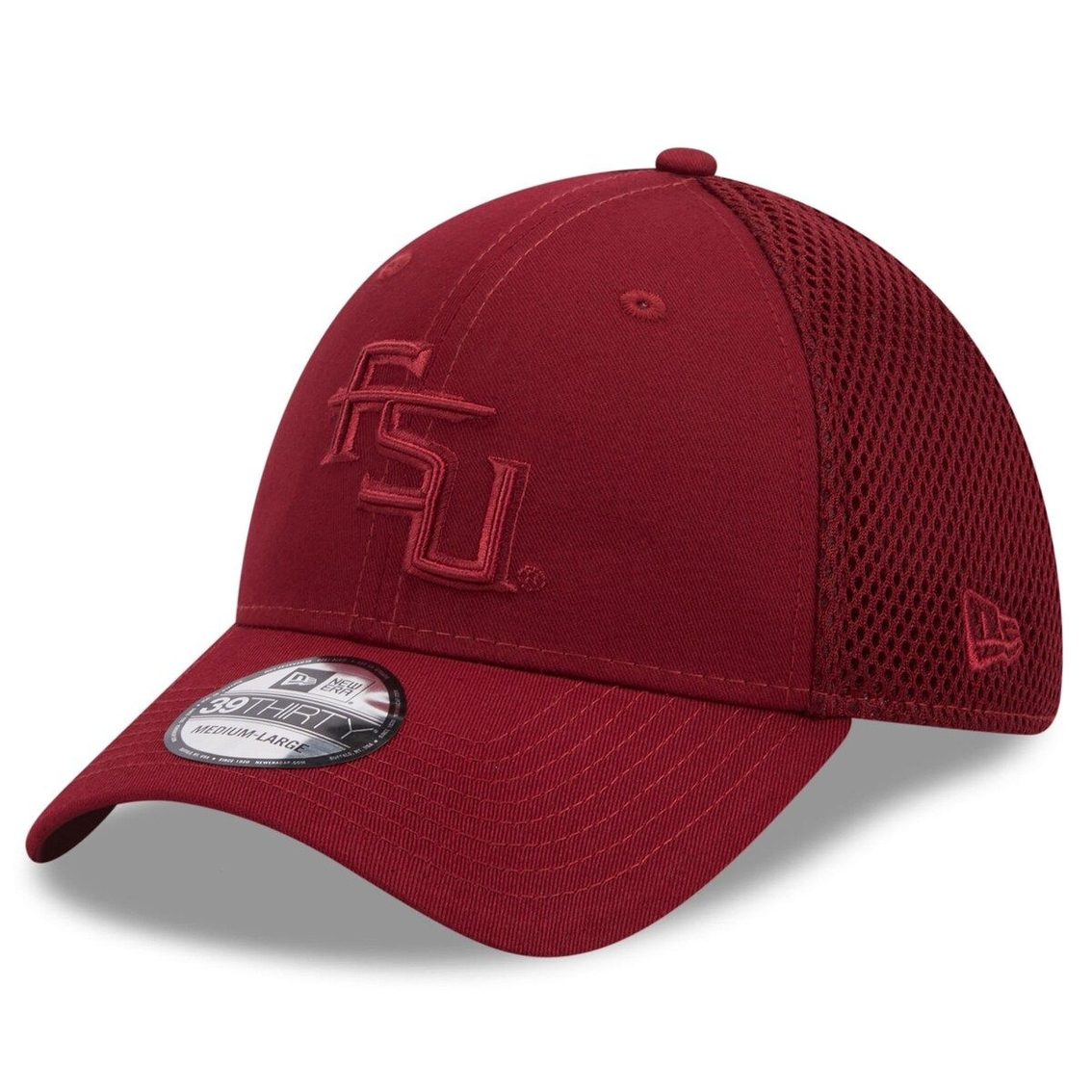 New Era Men's Garnet Florida State Seminoles Team Neo Tonal 39THIRTY Flex Hat 2 New Era Men's Garnet Florida State Seminoles Team Neo Tonal 39THIRTY Flex Hat - Image 2