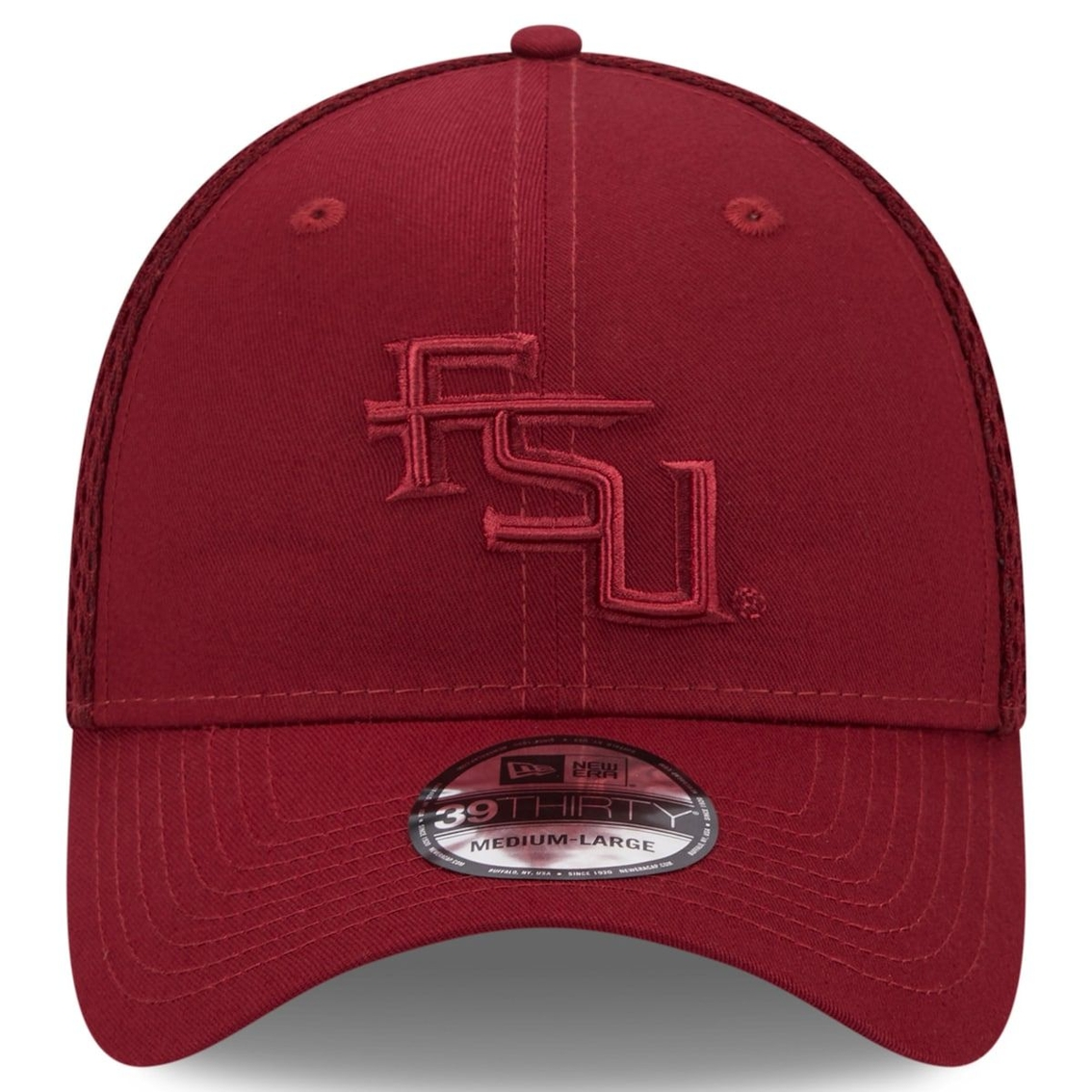 New Era Men's Garnet Florida State Seminoles Team Neo Tonal 39THIRTY Flex Hat 3 New Era Men's Garnet Florida State Seminoles Team Neo Tonal 39THIRTY Flex Hat - Image 3