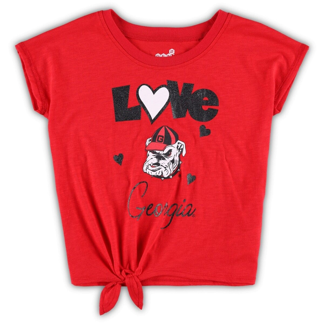 Outerstuff Infant Red/Black Georgia Bulldogs Forever Love T-Shirt & Leggings Set 3 Outerstuff Infant Red/Black Georgia Bulldogs Forever Love T-Shirt & Leggings Set - Image 3