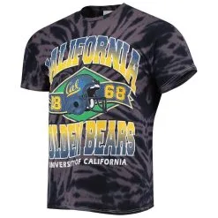 '47 Men's Navy Cal Bears Brickhouse Vintage Tubular Tie-Dye T-Shirt -Arizona State Sun Devils Shop DSCO1161586306 1320 ALT2