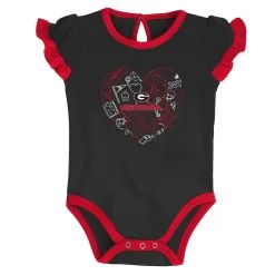 Outerstuff Girls Newborn & Infant Red/Black Georgia Bulldogs Too Much Love Two-Piece Bodysuit Set -Arizona State Sun Devils Shop DSCO1161586980 2910 ALT2