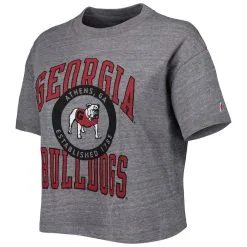 League Collegiate Wear Women's Heather Gray Georgia Bulldogs Intramural Midi Seal Tri-Blend T-Shirt 6 League Collegiate Wear Women's Heather Gray Georgia Bulldogs Intramural Midi Seal Tri-Blend T-Shirt -Arizona State Sun Devils Shop DSCO1161588762 1927 ALT2
