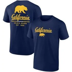 Fanatics Branded Men's Navy Cal Bears Game Day 2-Hit T-Shirt
