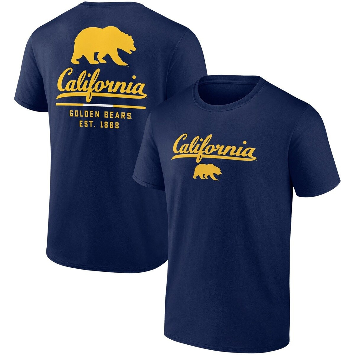 Fanatics Branded Men's Navy Cal Bears Game Day 2-Hit T-Shirt 2 Fanatics Branded Men's Navy Cal Bears Game Day 2-Hit T-Shirt - Image 2