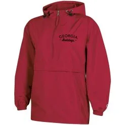 Champion Women's Red Georgia Bulldogs Packable Half-Zip Light Rain Jacket -Arizona State Sun Devils Shop DSCO1161590189 2910 ALT2