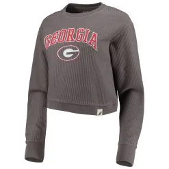 League Collegiate Wear Women's Gray Georgia Bulldogs Classic Campus Corded Timber Sweatshirt 6 League Collegiate Wear Women's Gray Georgia Bulldogs Classic Campus Corded Timber Sweatshirt -Arizona State Sun Devils Shop DSCO1161590868 1927 ALT2