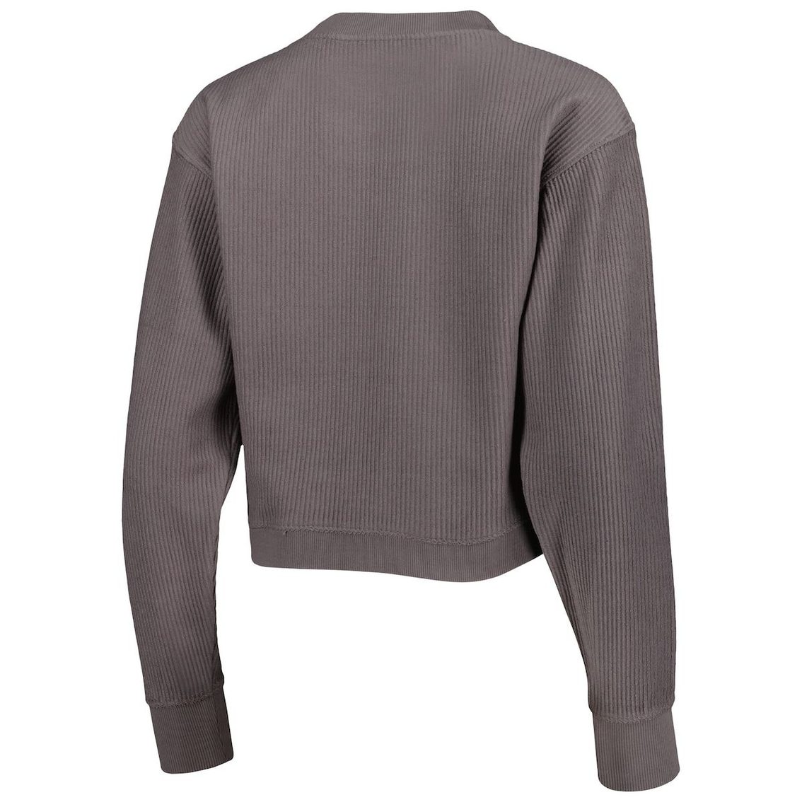 League Collegiate Wear Women's Gray Georgia Bulldogs Classic Campus Corded Timber Sweatshirt 4 League Collegiate Wear Women's Gray Georgia Bulldogs Classic Campus Corded Timber Sweatshirt - Image 4