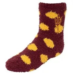 ZooZatz Girls Youth Arizona State Sun Devils Fuzzy Socks
